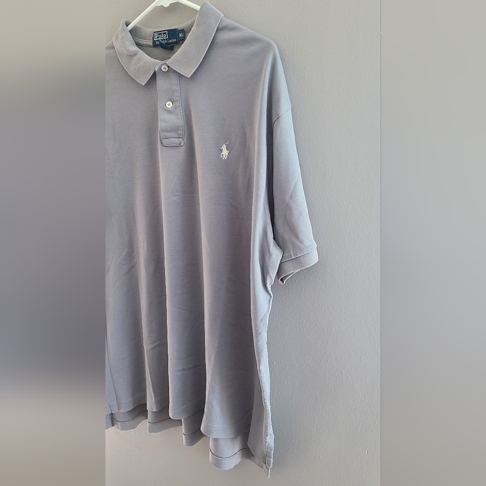 Polo Ralph Lauren Men's Polo classic fit shirt flawed with 2 tiny holes VTG - Picture 5 of 12